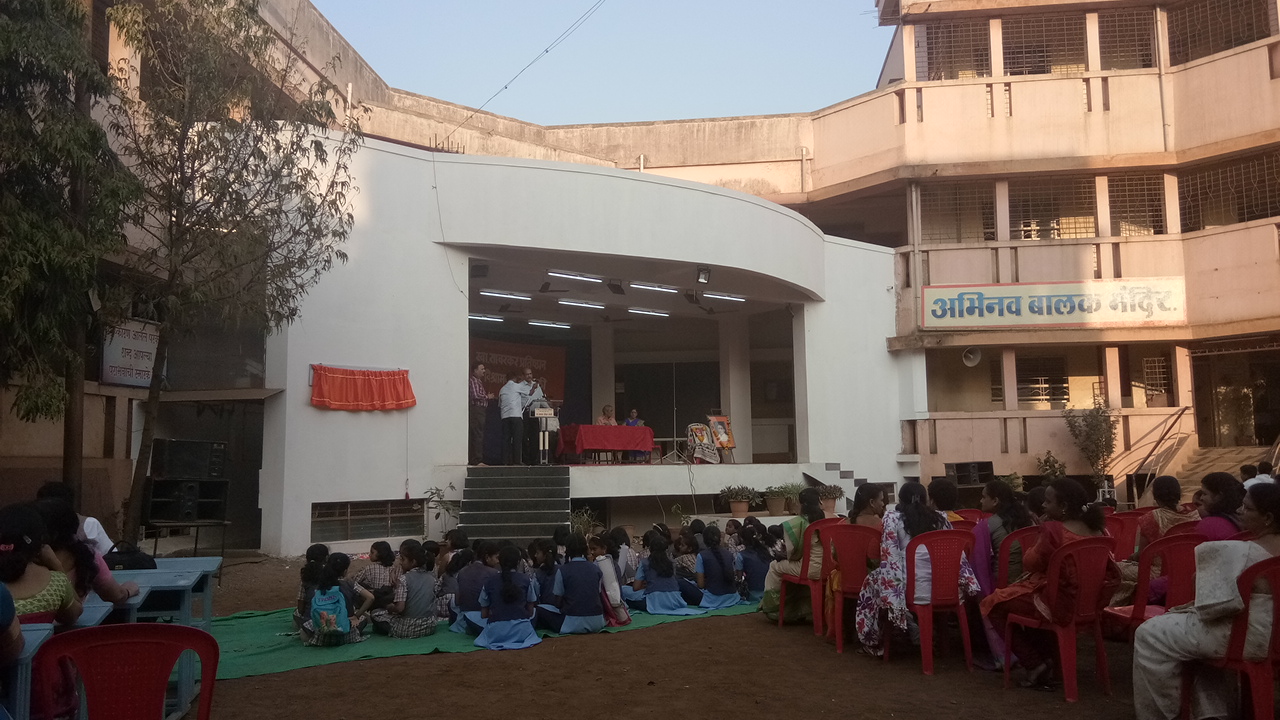 Team collaborating on a project